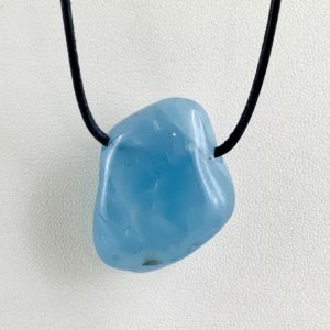 Aquamarin, gebohrter Stein, Brasilien, Heilstein, Steinanhänger
