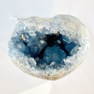 Coelestin, Druse, als Herz, Herzform