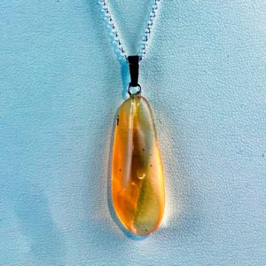 Feueropal, Edelsteinanhänger, Mexiko