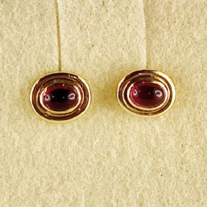 Turmalin, Rubelith, Ohrstecker