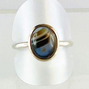 Edelsteinring Sardonyx Ring Silber