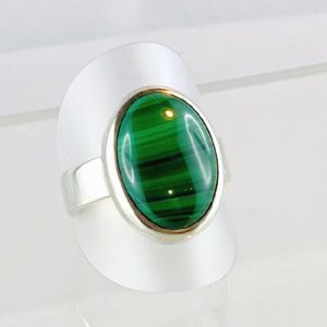 Edelsteinring Schwarzopal, schwarzer Opal Äthiopien, Ring Silber