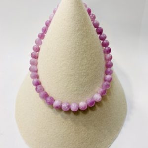 Edelsteinkette Kunzit super schöne Farbe